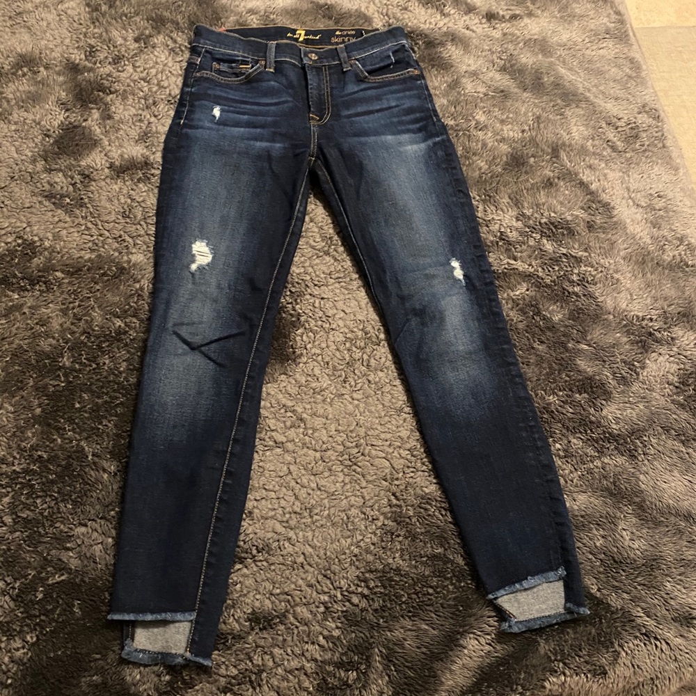 Authentic 7 For All Mankind Skinny Jeans